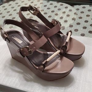 Calvin Klein wedge sandals